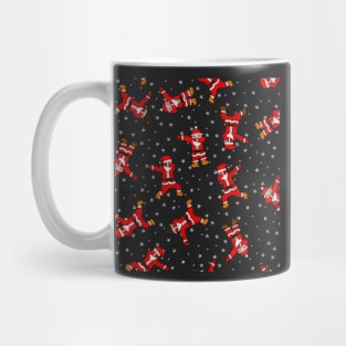 christmas santa claus pattern Mug